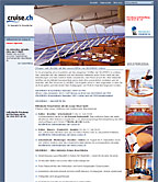 Screenshot Landingpage www.cruise.ch